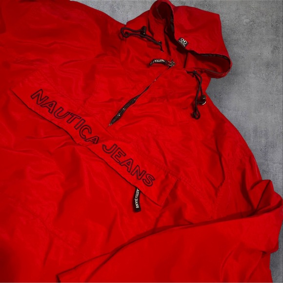 vintage‎ nautica jeans windbreaker - Picture 2 of 5